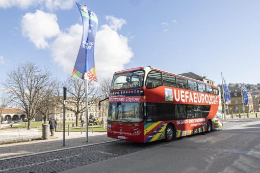 Die UEFA EURO 2024 rollt durch Stuttgart