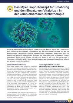 Das neue Krebs-Konzept des MykoTroph Institutes