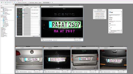 Kennzeichenerkennung- Deep Learning mit der EyeVision 4.0 Software