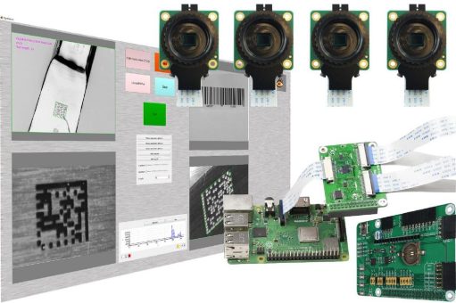 EyeVision mit 4 MIPI Kameras und I/O für die Vision Lösung