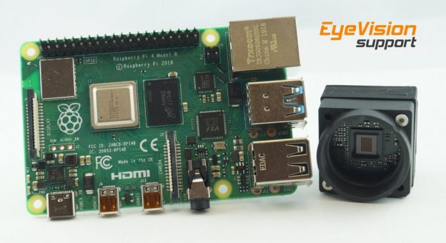 Neuer Raspberry Pi 4 für Bildverarbeitung mit MIPI- oder Standardkameras