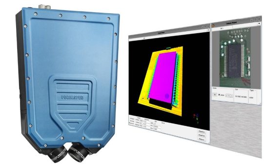 EyeVision und FocalSpec Sensor zur Prüfung von SMD Bauteilen