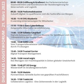 BGL und SVG präsentieren auf dem Digitalen Logistikforum 2023 am 21. März Lösungen für die Logistik-Herausforderungen der Zukunft