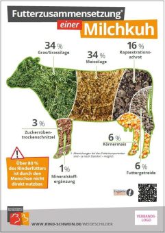 Neues BRS-Weideschild: Rinder veredeln Rohstoffe zu hochwertigen Lebensmitteln