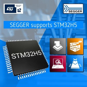 SEGGER unterstützt die neue STM32H5 MCU-Serie von ST vollständig