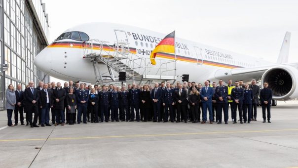 Lufthansa Technik übergibt Airbus A350 „Theodor Heuss“