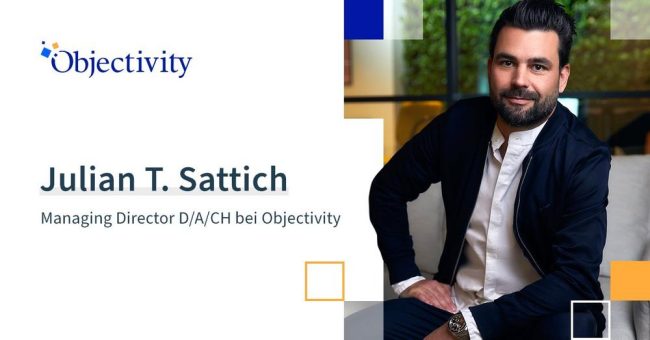 Ein Best-Fit – Julian T. Sattich als Managing Director für Objectivity D-A-CH