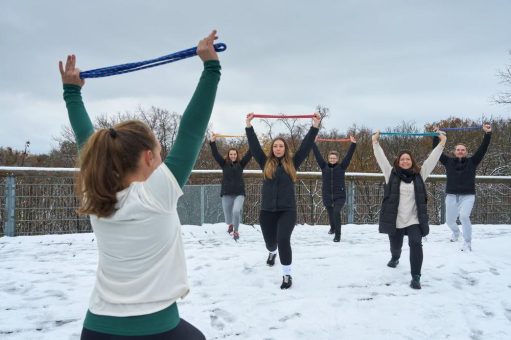 Vitales Morgenerwachen auf dem Baumkronenpfad