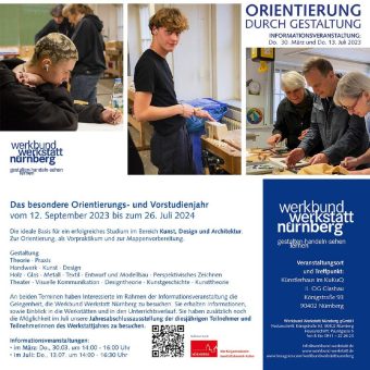 Informationsveranstaltung der Werkbund Werkstatt Nürnberg 30.03.2023