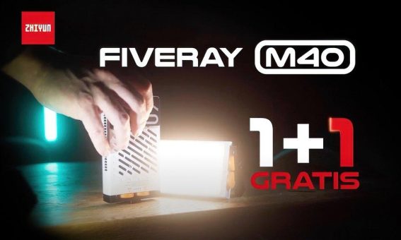 ZHIYUN FIVERAY M40 – Promo Pack, 1 + 1 Gratis