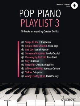 Pop Piano Playlist 3 – Ein neuer Band der erfolgreichen Popklavierreihe