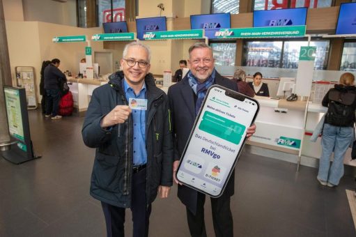 Deutschlandticket ab sofort beim RMV erhältlich