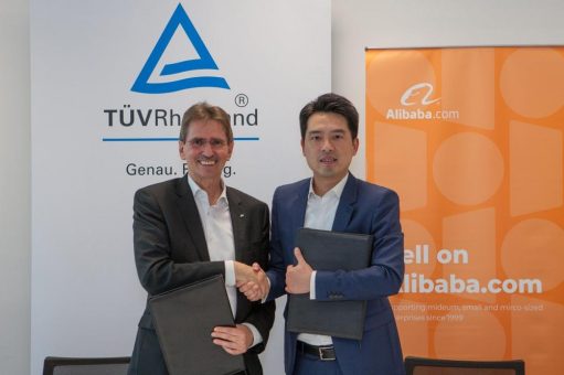 TÜV Rheinland erweitert Partnerschaft mit Alibaba.com