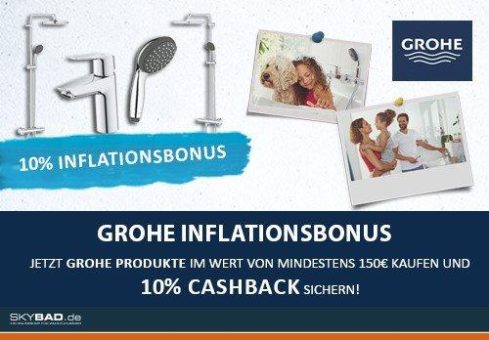 Jetzt mit dem GROHE Inflationsbonus bares Geld sparen!