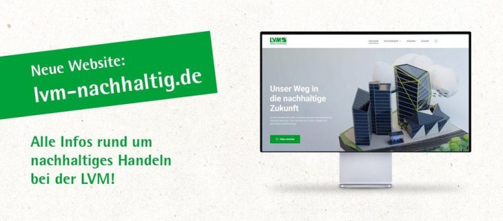 Neue Website zu Nachhaltigkeit bei der LVM geht online