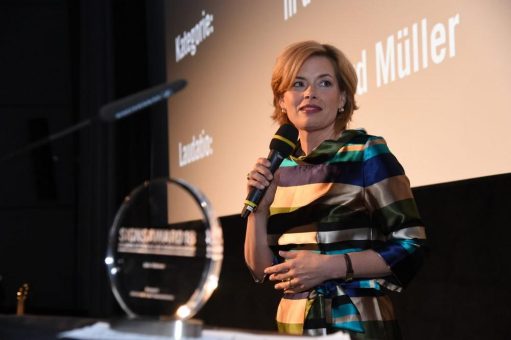 Landwirtschaftsministerin mit Klarsprech beim SignsAward18 in München