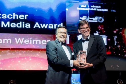 Journalist und Verleger Wolfram Weimer erhält „Deutschen Mittelstand Media Award 2017“