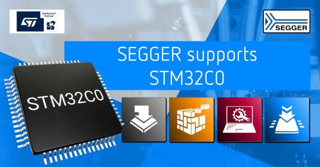 SEGGER unterstützt die neue STM32C0 MCU-Serie von ST