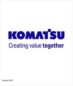 Komatsu Europe begrüßt Sie auf der bauma 2022!