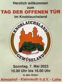 Tag der offenen Tür im Knoblauchsland – 07.05.2023 – iKratos ist dabei