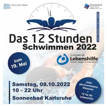 12 Stunden Schwimmen für den guten Zweck