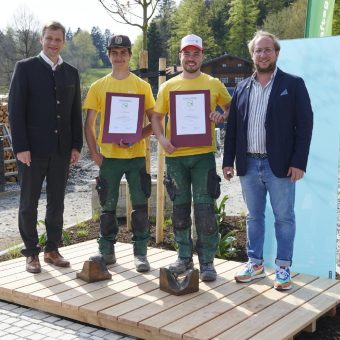 Team Gaissmaier gewinnt Berufswettbewerb im bayerischen Garten- und Landschaftsbau 2023