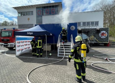 Dräger unterstützt Feuerwehren in Hessen mit neuer Trainingsanlage für die Realbrandausbildung