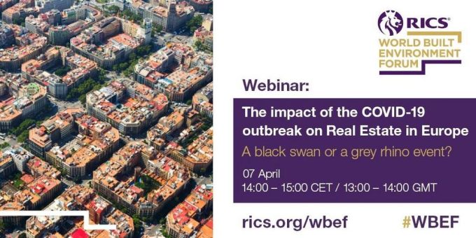 RICS: Kostenfreies Webinar zur Corona-Krise und Auswirkungen auf die Immobilienbranche am 7. April von 14 bis 15 Uhr