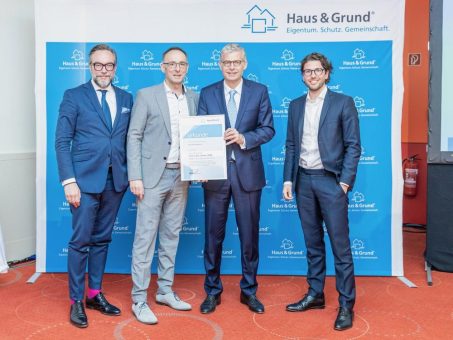 Haus & Grund Kiel für Mitgliederzuwachs bundes- und landesweit ausgezeichnet