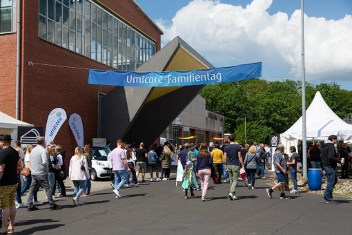 Umicore feiert mit 1.900 Besuchern Familientag und 20-jähriges Jubiläum in Hanau