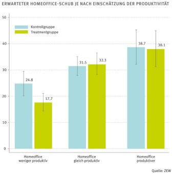 Einschätzung der Produktivität beeinflusst Homeoffice-Angebote