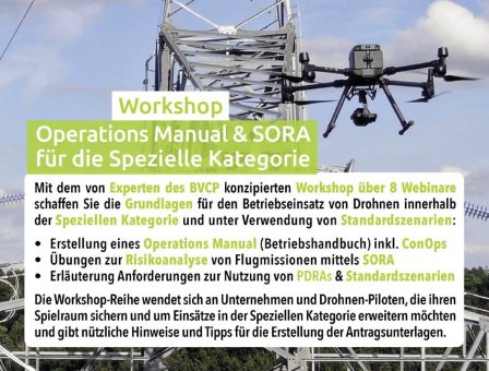 Workshop-Reihe OPERATIONS MANUAL & SORA für die Spezielle Kategorie