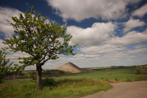 Haldenbesteigungen Wolf-/Fortschrittschacht bei Volkstedt