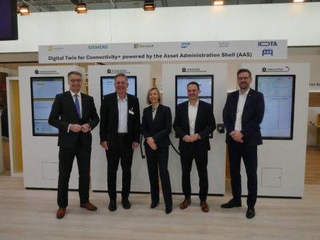 HANNOVER MESSE 2023: HARTING treibt mit Partnern die offene Standardisierung des „Digitalen Zwillings“ voran