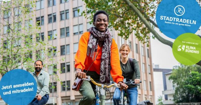 Start des Stadtradeln – Stadtradeln 2023 – Jetzt anmelden! – Auftaktveranstaltung 17.06.2023 auf dem Marktplatz