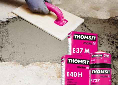 Neues THOMSIT-Renoviersystem – reparatur-bedürftige Teilflächen einfach und schnell sanieren