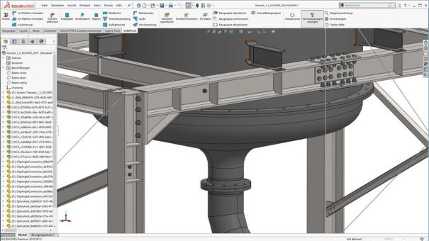 Noch einfacher mit Stahl bauen: Release 2019 SolidSteel parametric für SOLIDWORKS