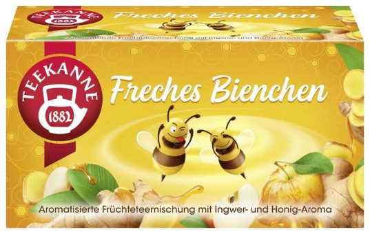 Neu von TEEKANNE: Freches Bienchen – der fruchtig-scharfe Teegenuss