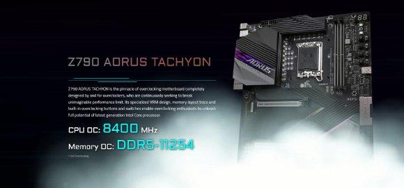 Das GIGABYTE Z790 AORUS TACHYON erreicht bahnbrechenden DDR5 Speicher Overclocking Meilenstein