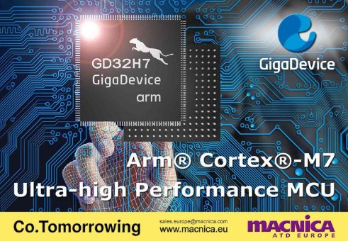 GigaDevice bringt die GD32H7 Arm® Cortex®-M7 MCU-Produktfamilie mit außergewöhnliche Leistungen für Embedded-Systeme auf den Markt