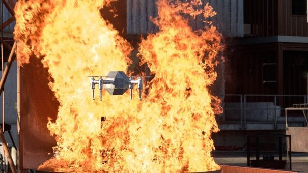 «FireDrone» unterstützt die Feuerwehr