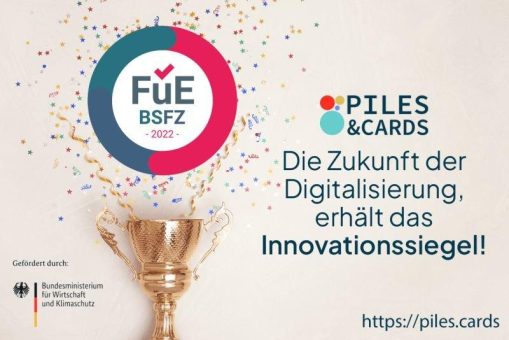 Piles&Cards erhält das Siegel für Innovationskompetenz des Bundesministeriums für Bildung und Forschung