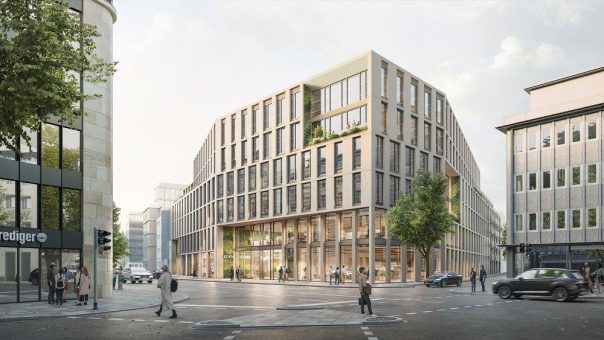 HPP Architekten gewinnen Wettbewerb für neues PANDION OFFICEHOME in Düsseldorf