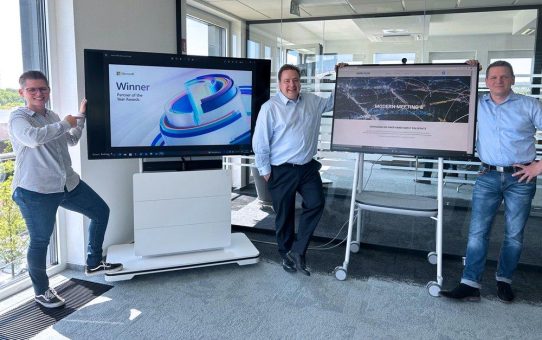 DataVision Deutschland GmbH als Microsoft „Surface Hub Reseller“ Partner of  the Year 2023 ausgezeichnet.