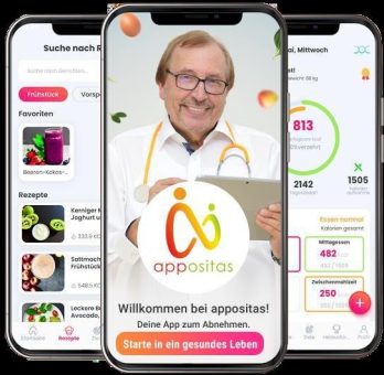 Neue App zur gesunden Ernährung: appositas ab sofort verfügbar