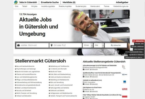 jobs-gütersloh.de – Start der neuen Jobbörse für Gütersloh