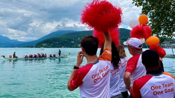 Busch beim Company Cup in Annecy