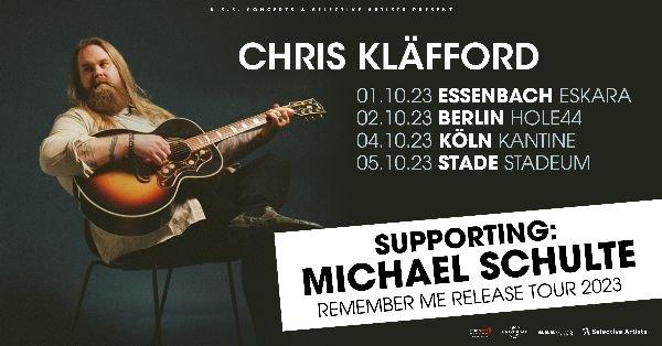 neu bei a.s.s. concerts: Chris Kläfford