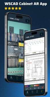 Cabinet AR App von WSCAD mit Redlining-Funktion revolutioniert Service und Instandhaltung in der Elektrotechnik