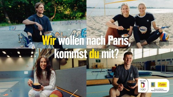 Paris 2024: EDEKA-Verbund startet die #roadtoparis mit aufmerksamkeitsstarker Kampagne